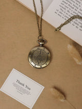 Mystic Pyramid Eye Pocket Watch