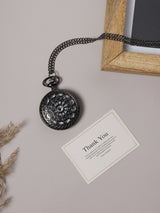 Midnight Filigree Pocket Watch