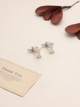 Silver Alphabet I Cufflink