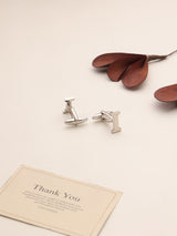 Silver Alphabet I Cufflink