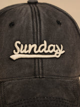 Charcoal Grey Sunday Baseball Cap