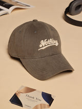 Mocha Grey Nothing Baseball Cap