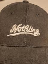Mocha Grey Nothing Baseball Cap
