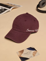 Burgundy Soaring High Baseball Cap