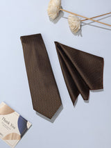 Green Abstract Necktie & Pocket Square Giftset
