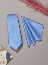 Blue Paisley Necktie & Pocket Square Giftset