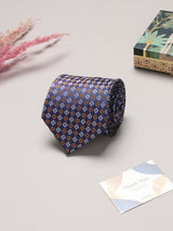 Purple Geometric Broad + Long Necktie