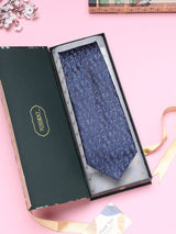 Blue Abstract Broad + Long Necktie