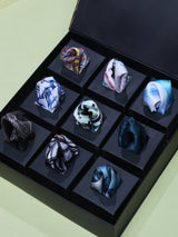 Artistic Gentleman’s Pocket Squares – 9 Piece Gift Set