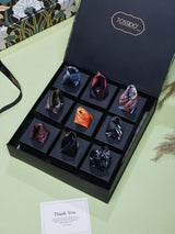 Classic Gentleman’s Printed Pocket Squares – 9 Piece Gift Set