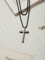 Black Cross Men's Chain
