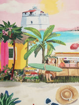 Goa Beach Capital Printed Pocket Square