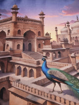 Lucknow Imambara Printed Pocket Square