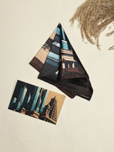 Bengaluru Duality of City Printed Pocket Square