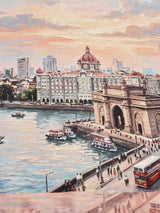 Mumbai Gateway of India Printed Pocket Square