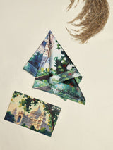 Kolkata Victoria Memorial Printed Pocket Square