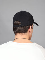 Black V Embroidered Baseball Cap