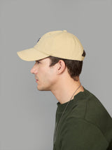 Beige A Embroidered Baseball Cap