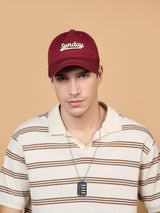 Maroon Sunday Baseball Cap