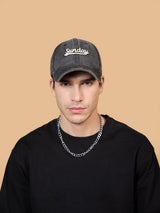 Charcoal Grey Sunday Baseball Cap