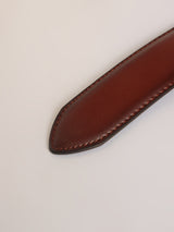 Cognac Brown No-Hole Men's Belt