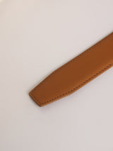 Tan No-Hole Men's Belt