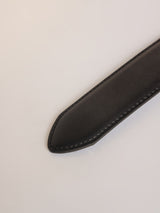 Dark Brown No-Hole Men's Belt