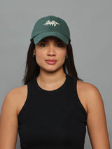 Pine Green Heart Baseball Cap