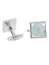 Silver Hexagons Cufflinks