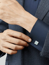 Silver Hexagons Cufflinks