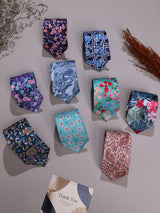 9 - Piece Printed Tie Set - TOSSIDO
