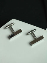 Silver Brick Cufflinks