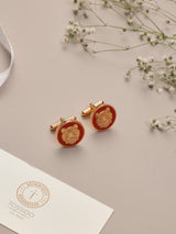 Red Tiger Head Cufflinks - TOSSIDO
