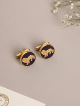 Purple Lion Cufflinks - TOSSIDO