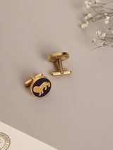 Purple Lion Cufflinks - TOSSIDO