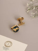 Green Lion Cufflinks - TOSSIDO