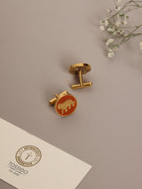 Orange Tiger Cufflinks - TOSSIDO