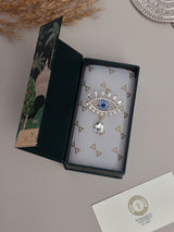 Gold Evil Eye Brooch