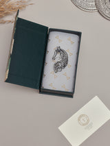 Silver Filigree Horse Brooch