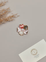 Pink Blossom Brooch