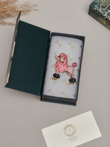Pink Poodle Brooch