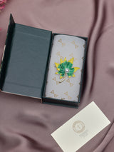Green Maple Leaf Brooch