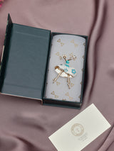 Turquoise Ballerina Brooch