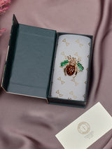 Brown Beetle Brooch