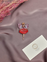 Red Fairy Brooch