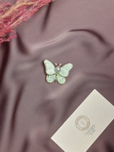 Green Butterfly Brooch