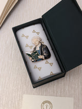 Lawyer with Law Book Brooch - TOSSIDO