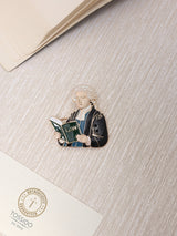 Lawyer with Law Book Brooch - TOSSIDO