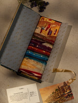 Yellow Varanasi Ghats City Scarf