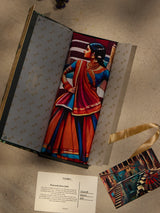 Red Rajasthani Dancer City Scarf